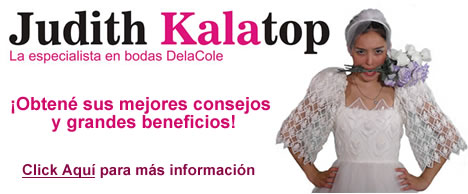 Judith Kalatop - Especialista en Bodas de la Cole
