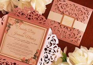 Invitaciones Caladas para Bodas